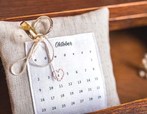 DIY, trouwringen, kalender