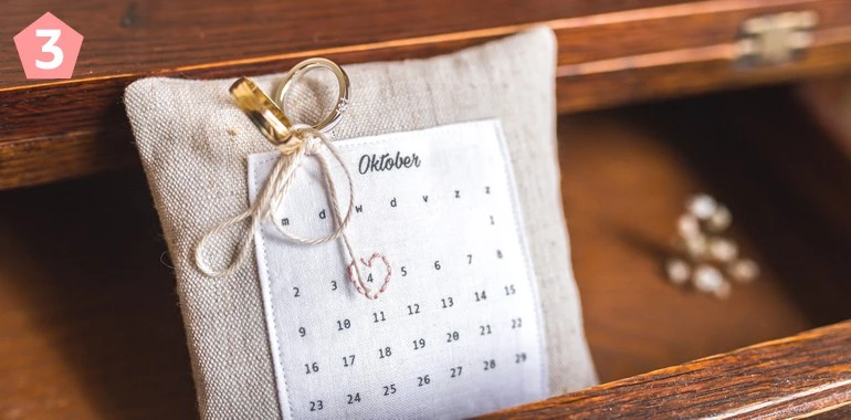 DIY, trouwringen, kalender