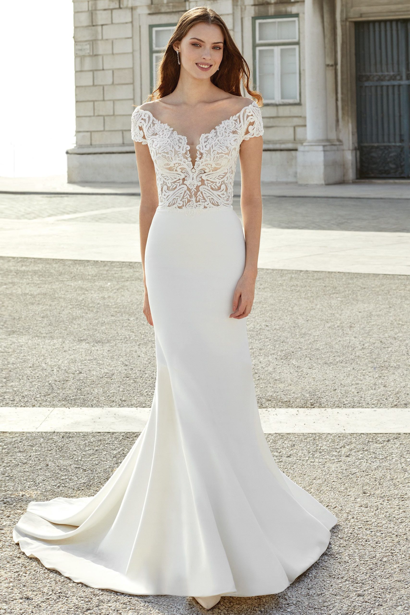 Bruidsjurk van Justin Alexander