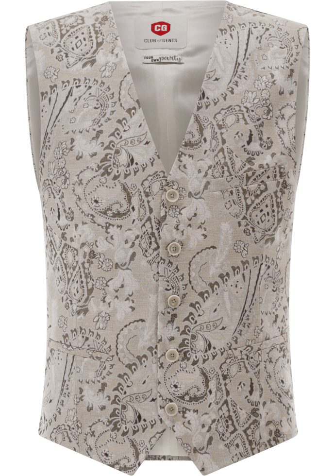 Gilet met een intrigerend patroon van CG - Club of Gents.
