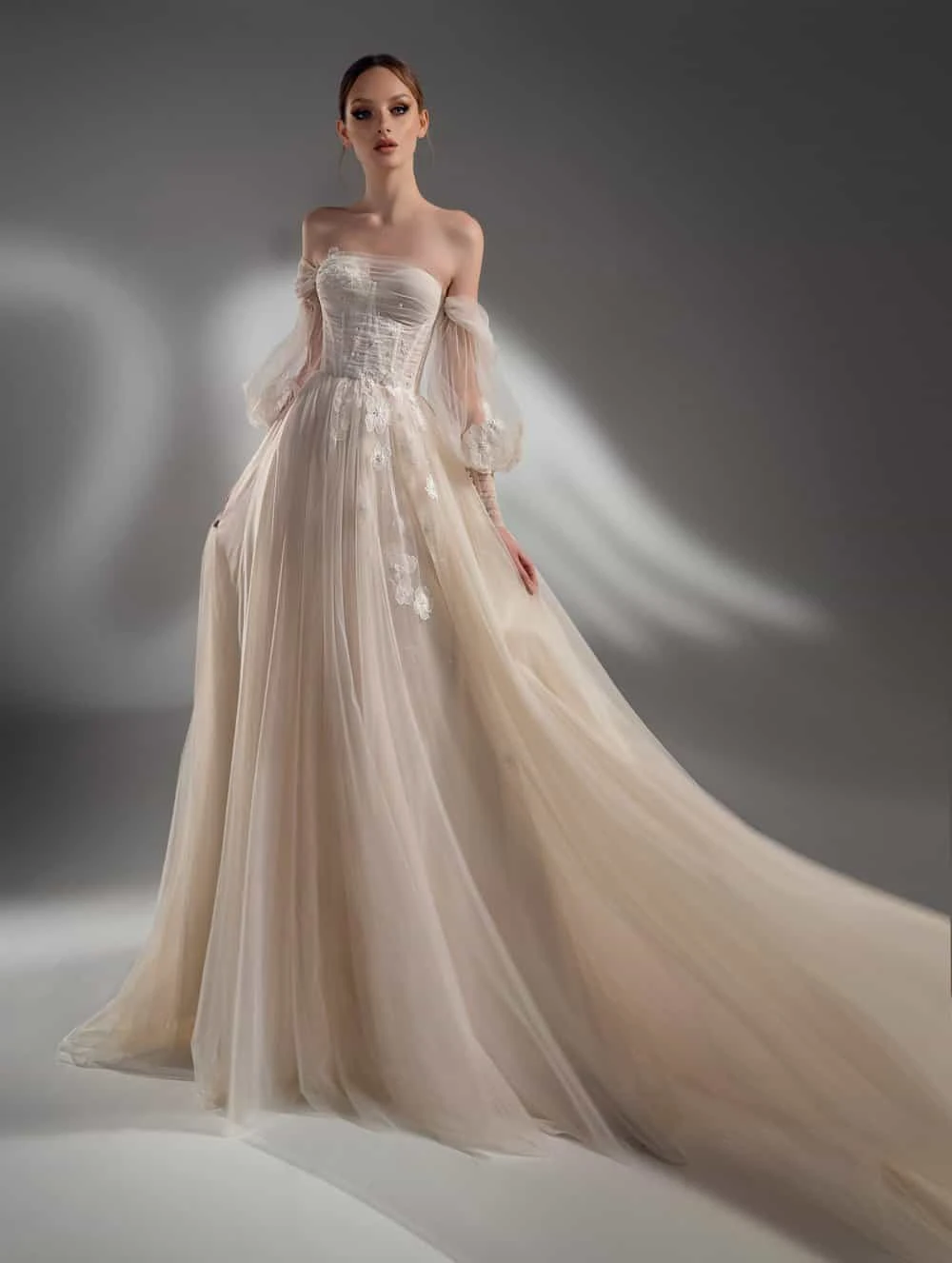Insta wedding, lange jurk