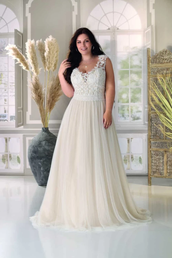 trouwjurk, trend, lange jurk, boho-prinses