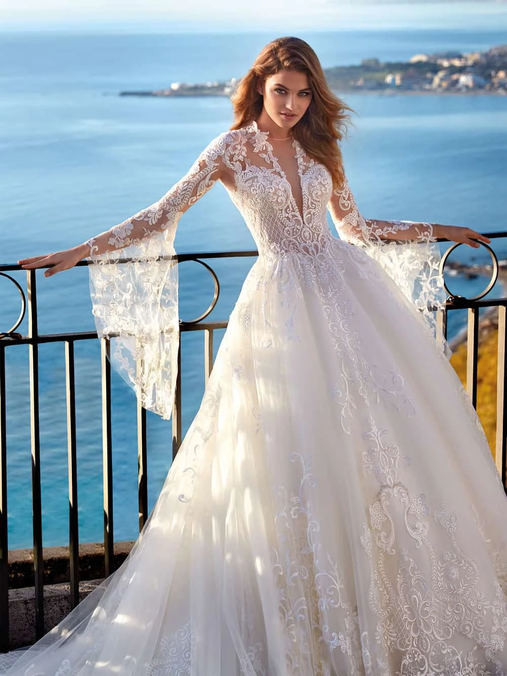 trouwjurk, trend, lange jurk, boho-prinses