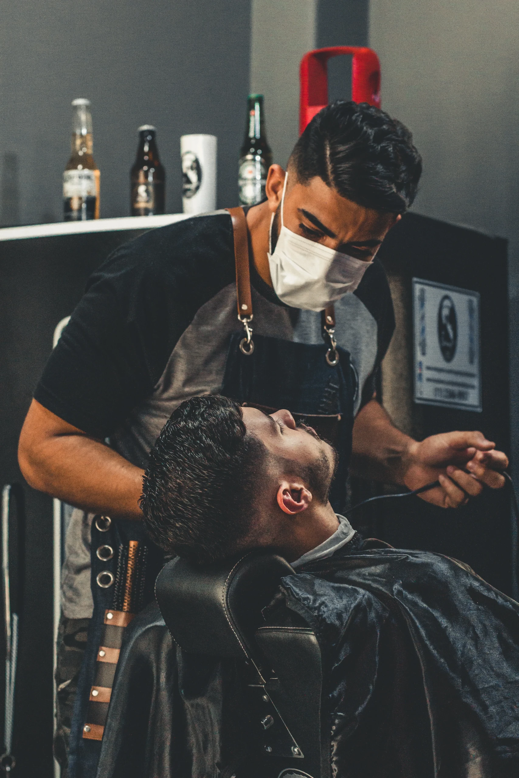 man bij barber