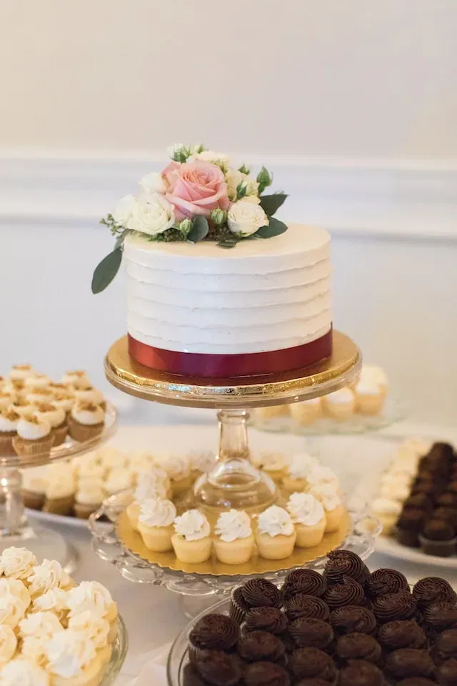 Sweet table op bruiloft