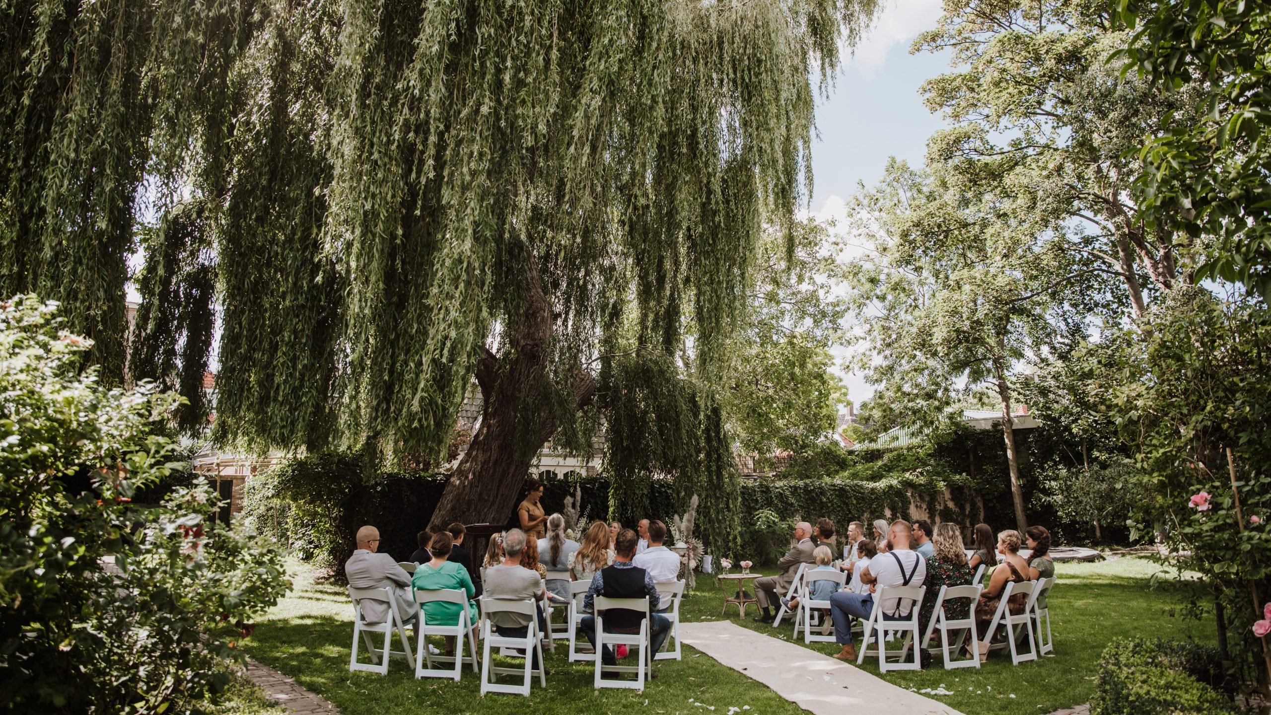 bruidspaar, trouwen, bruiloft, Marieke en Bas