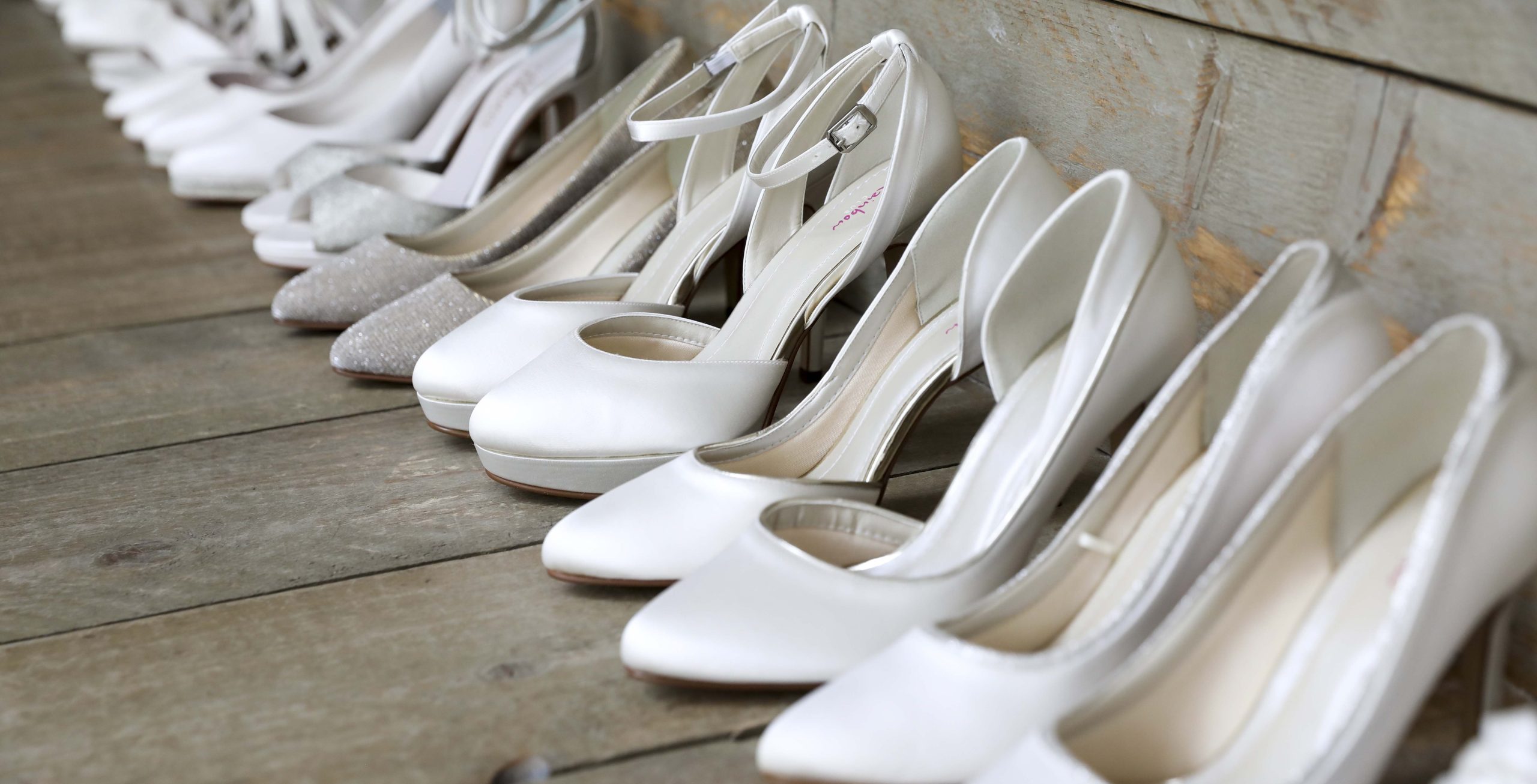 trouwschoenen, bruid, hakken