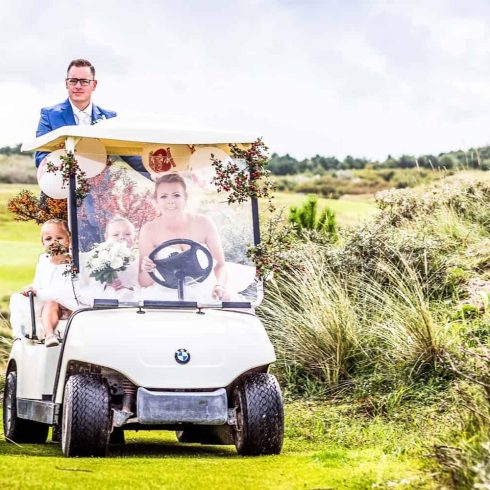 bruidspaar, bruiloft, trouwvervoer