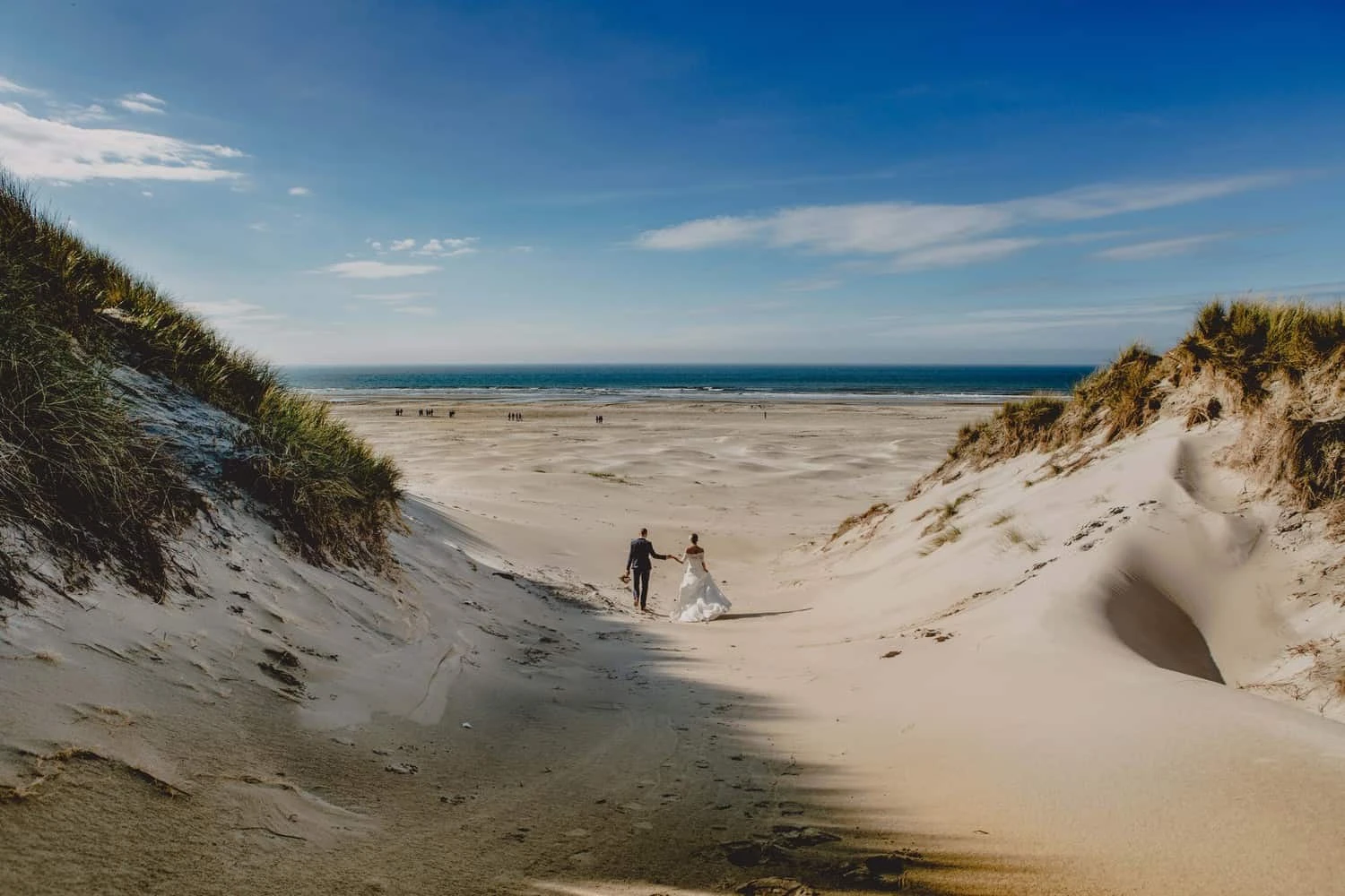 weekendbruiloft, strand