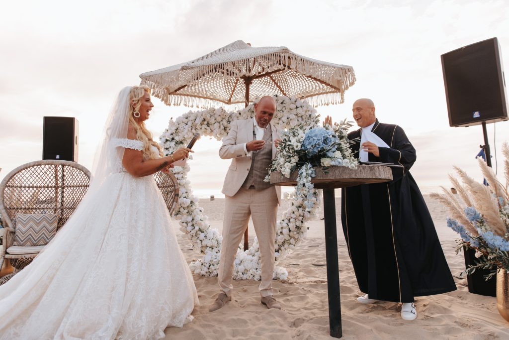 Een huwelijksceremonie met BABS