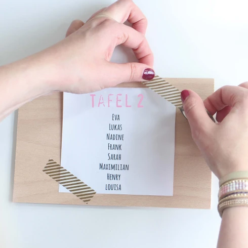 DIY, tafelschikking