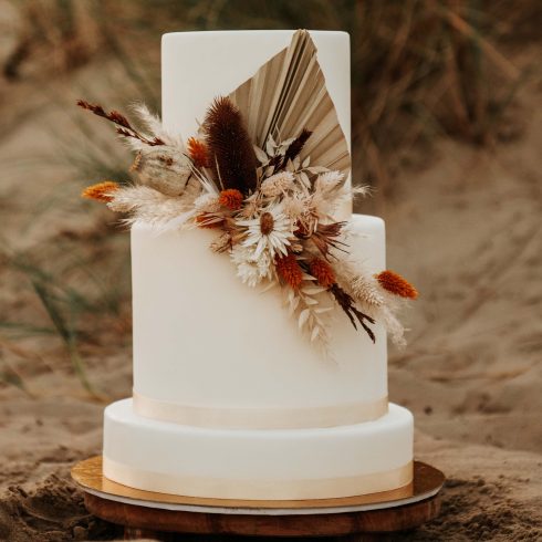 bruidstaart, decoratie, trouwen