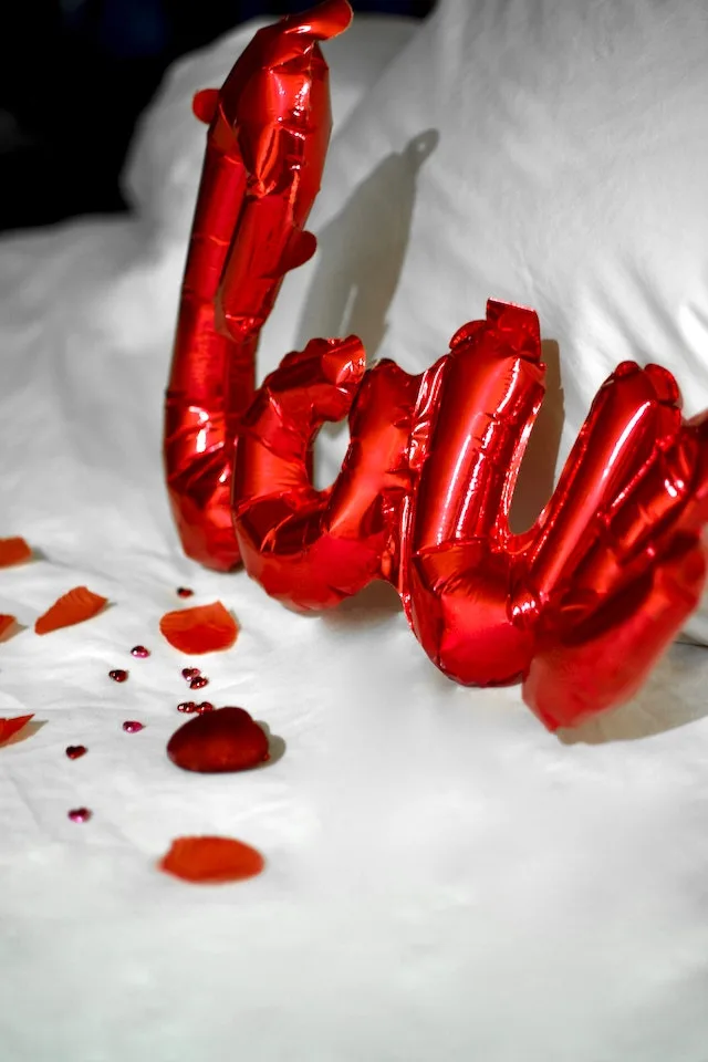 Ballon in tekst LOVE
