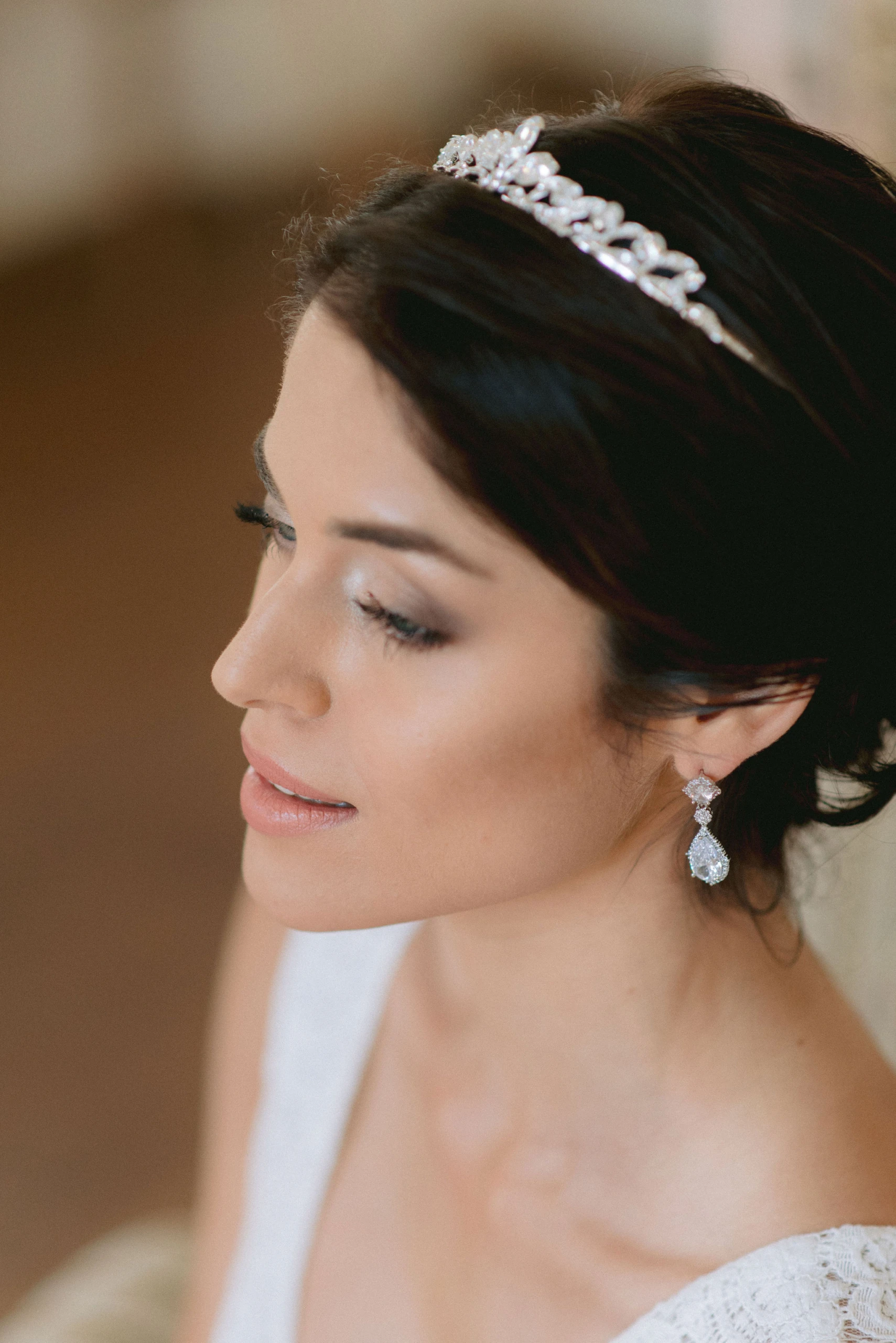 Bruid met tiara