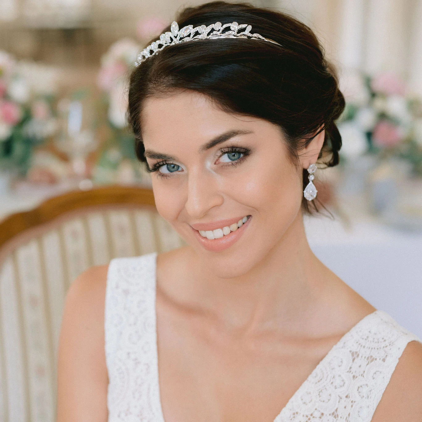 bruid met tiara