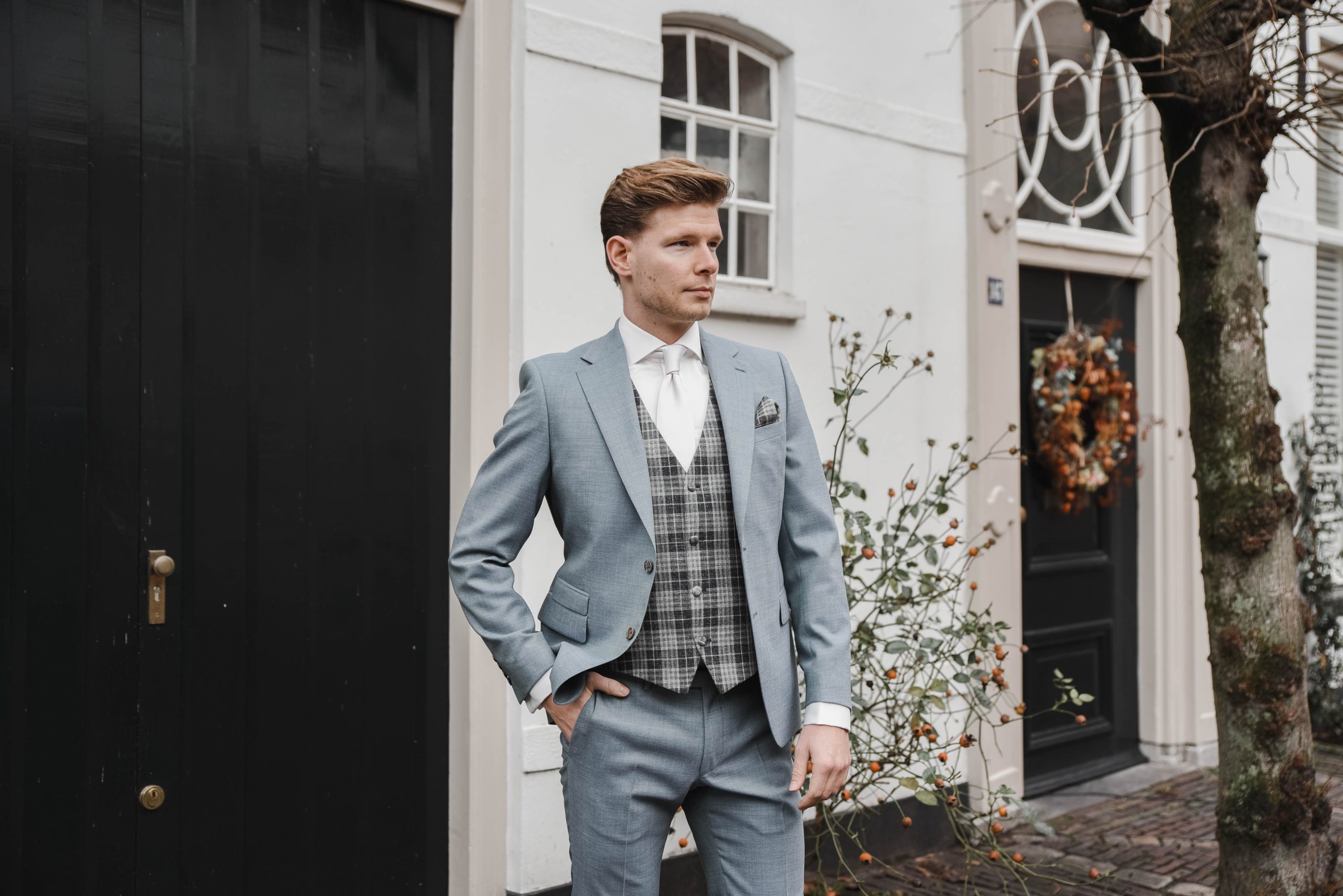 bruidegom, jawoord, Jac Hensen, pak