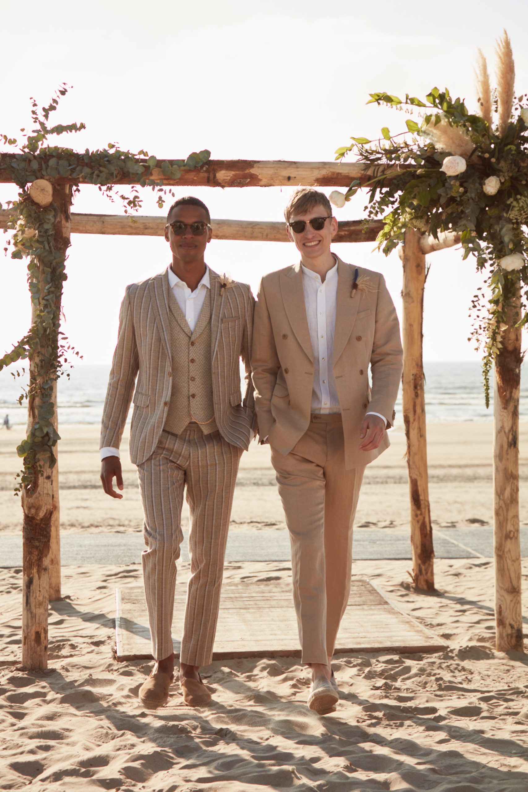 bruiloft, looks, elegant