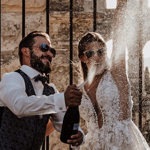 bruiloft, koppel, sfeer