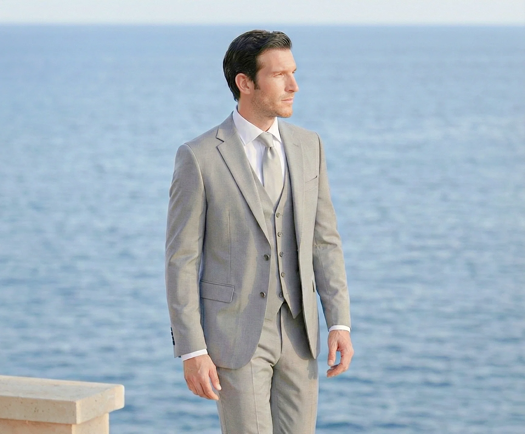 Grijs trouwpak Meyer & Meyer