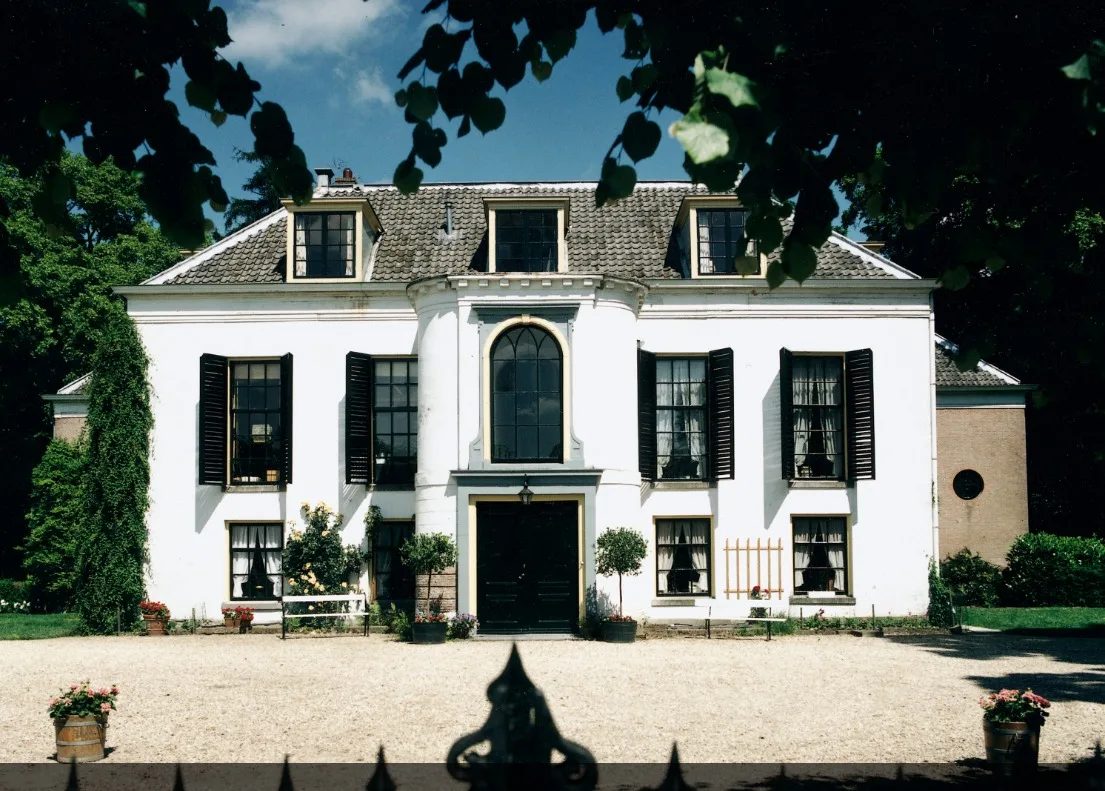 De voorzijde van trouwlocatie en feestocatie Landgoed Heerlijkheid Mariënwaerdt