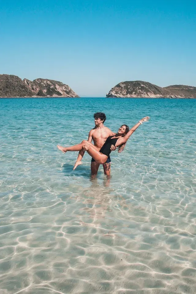 Stel dat samen van een luxe ontbijt geniet op vakantie,