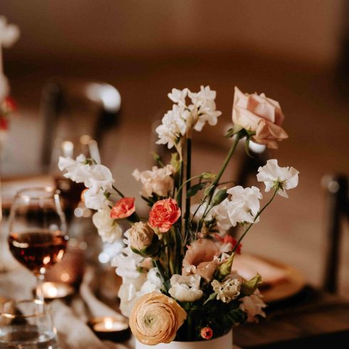 Ranonkels op een bruiloft