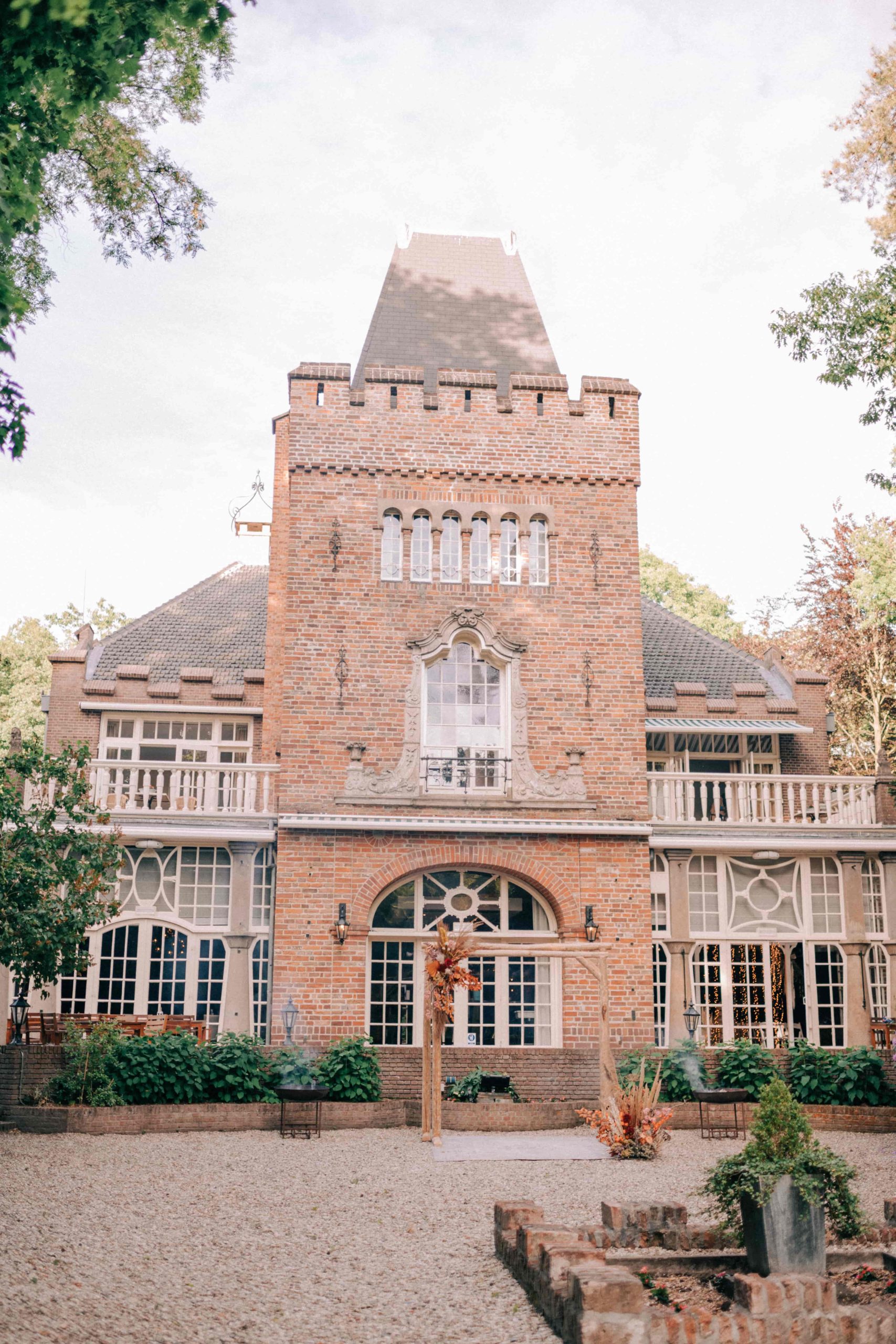 Kasteel als trouwlocatie.