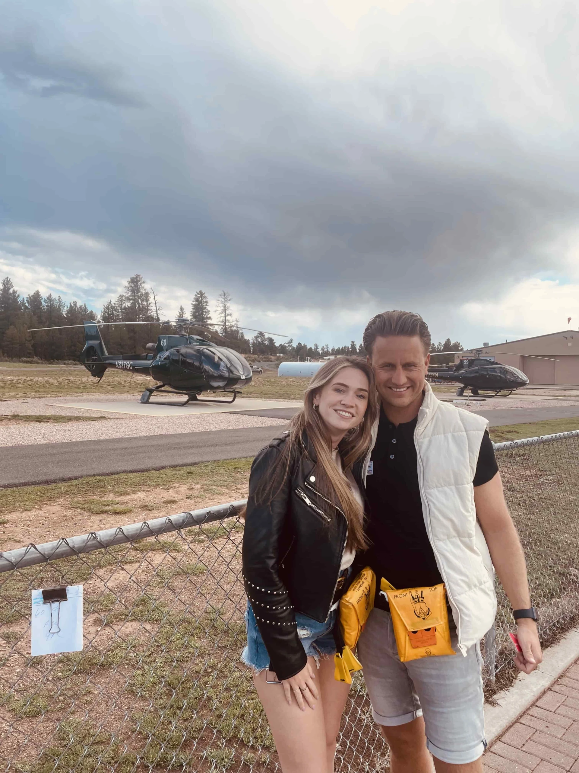 Een koppel voor helikopters
