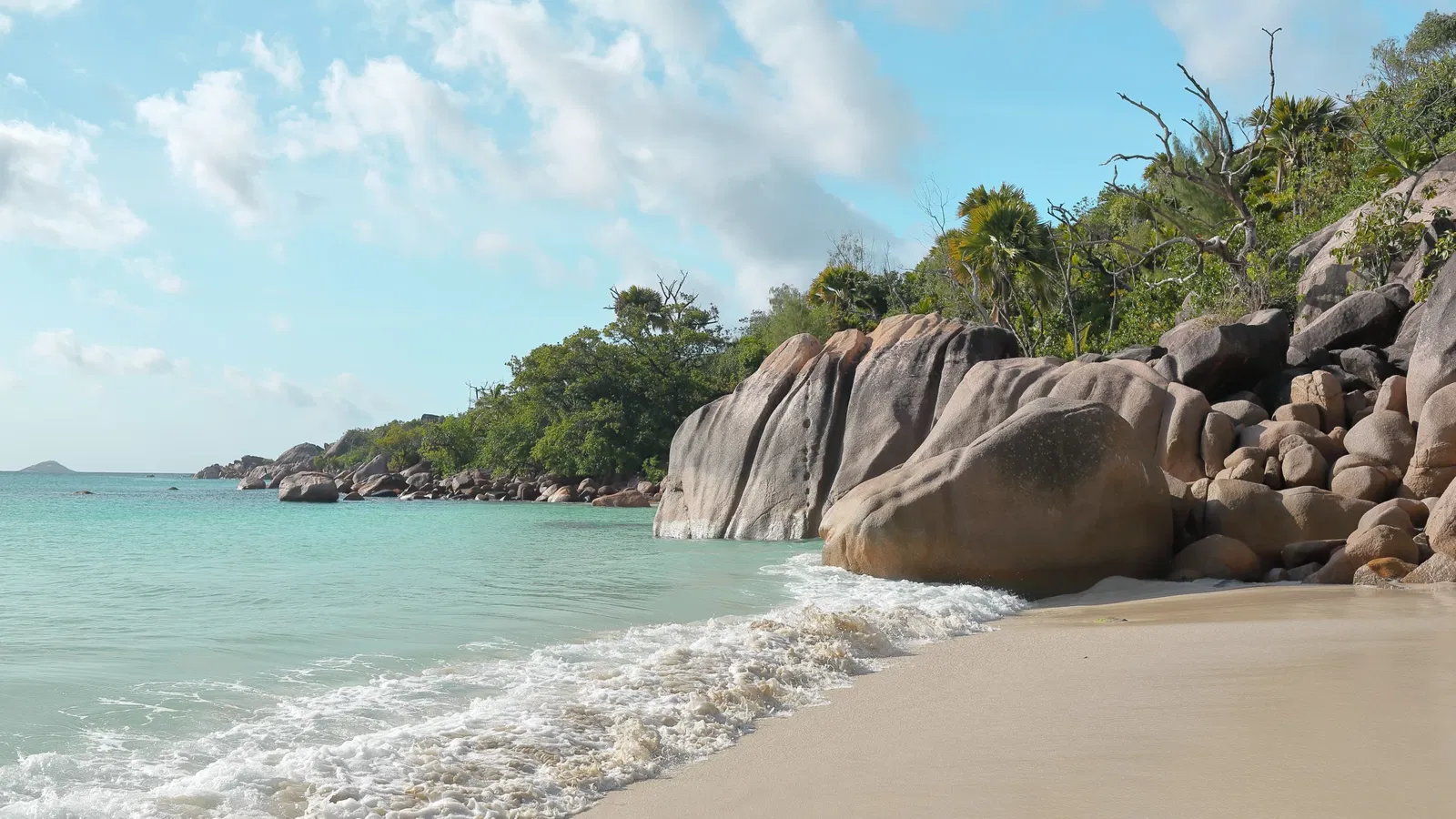 Het Anse Lazio op Praslin.