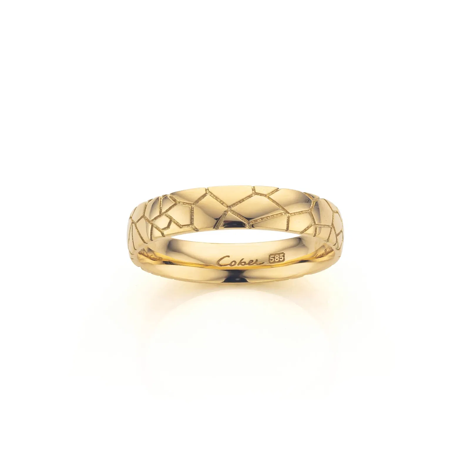 gouden designer trouwring