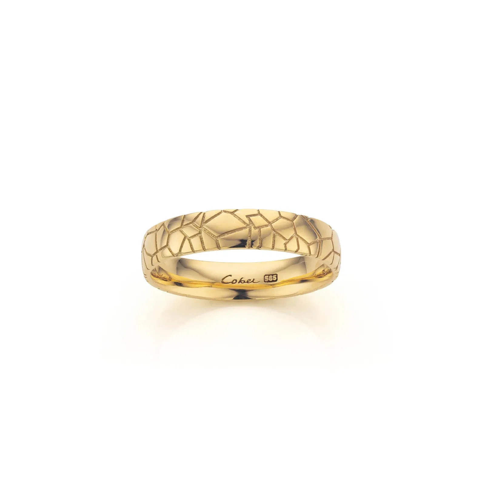 gouden designer trouwring