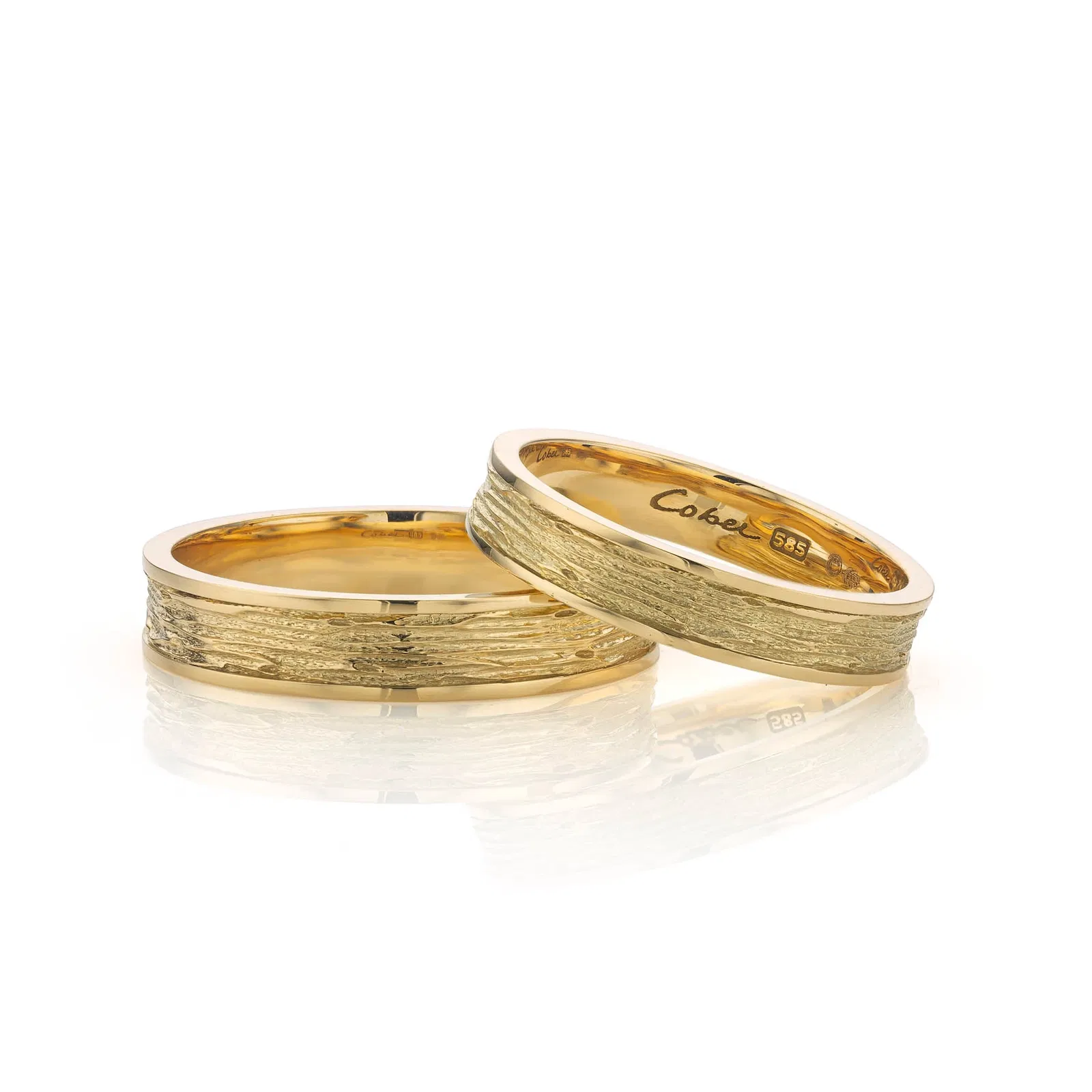 gouden designer trouwring