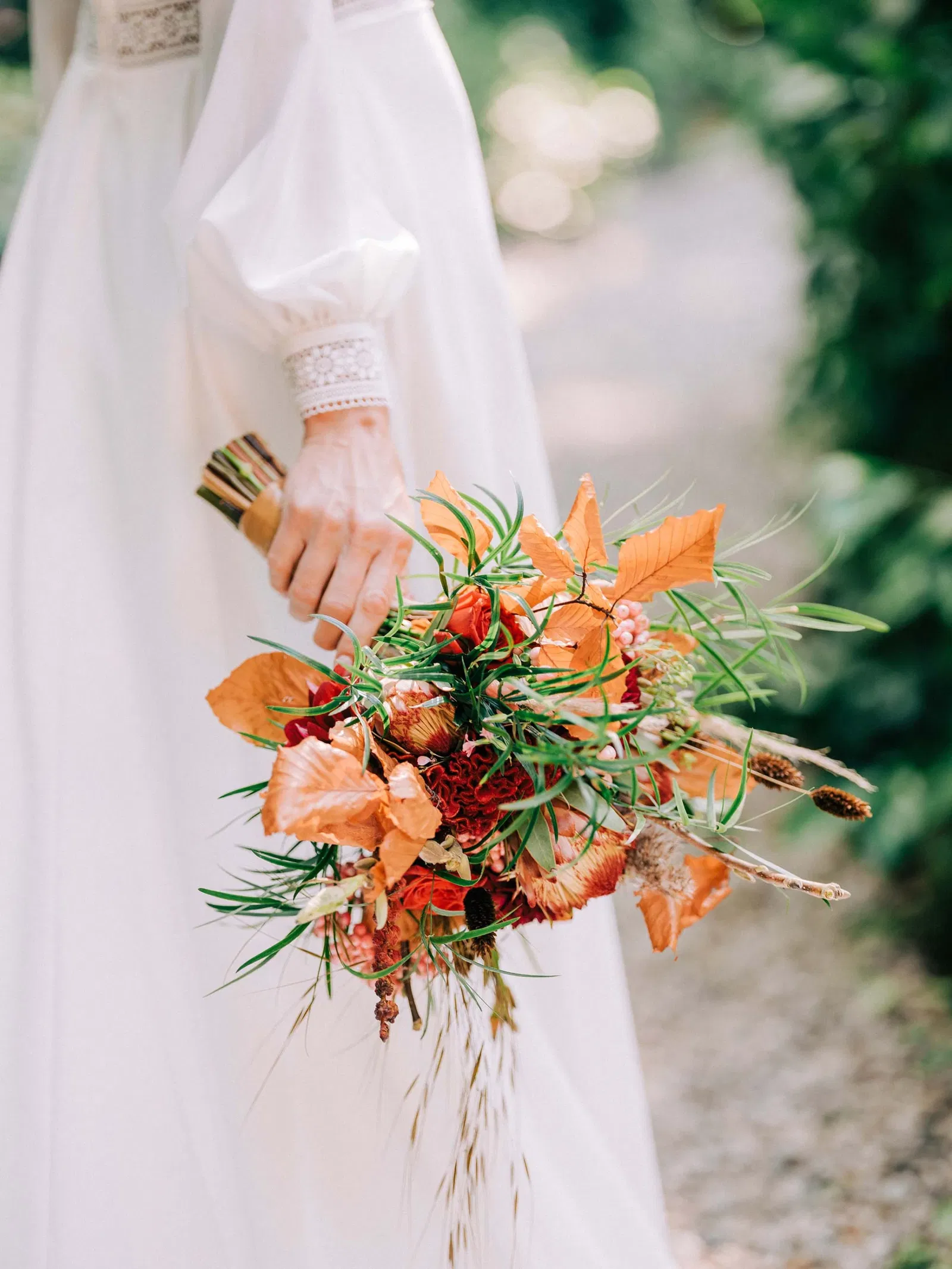 bruidsboeket boho-vibe