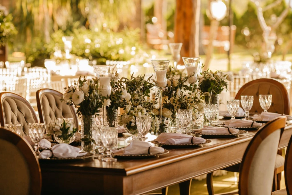 dinertafel bruiloft