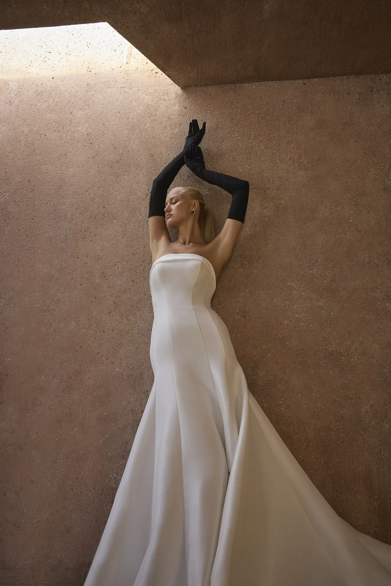 Fit-and-flare trouwjurk van Casablanca
