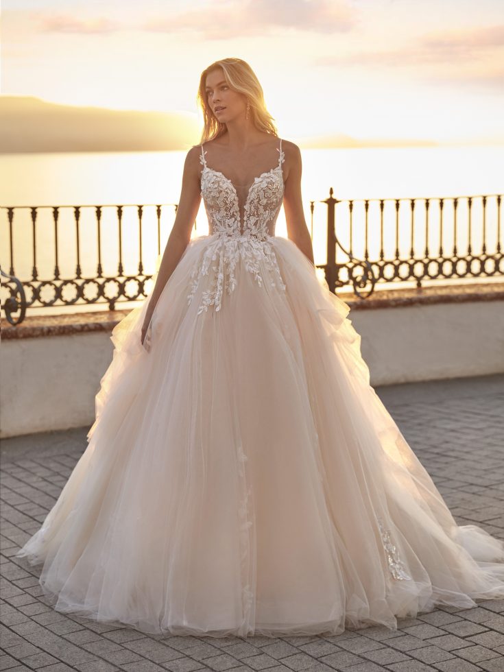 Prinsessenjurk uit de Deluxe-collectie van Amelie Bridal