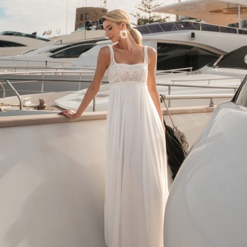 Empire-jurk uit de Romance-collectie van Diane Legrand