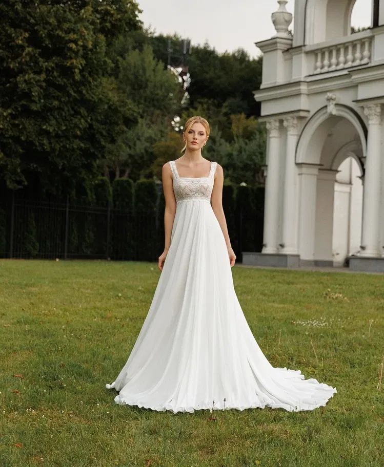 Empire-jurk van Monica Loretti
